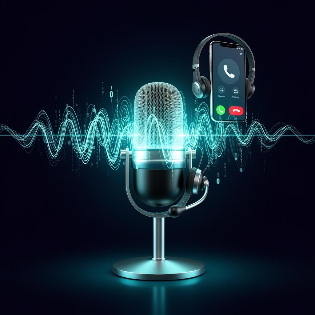 AI voice agent answering calls with real-time conversation