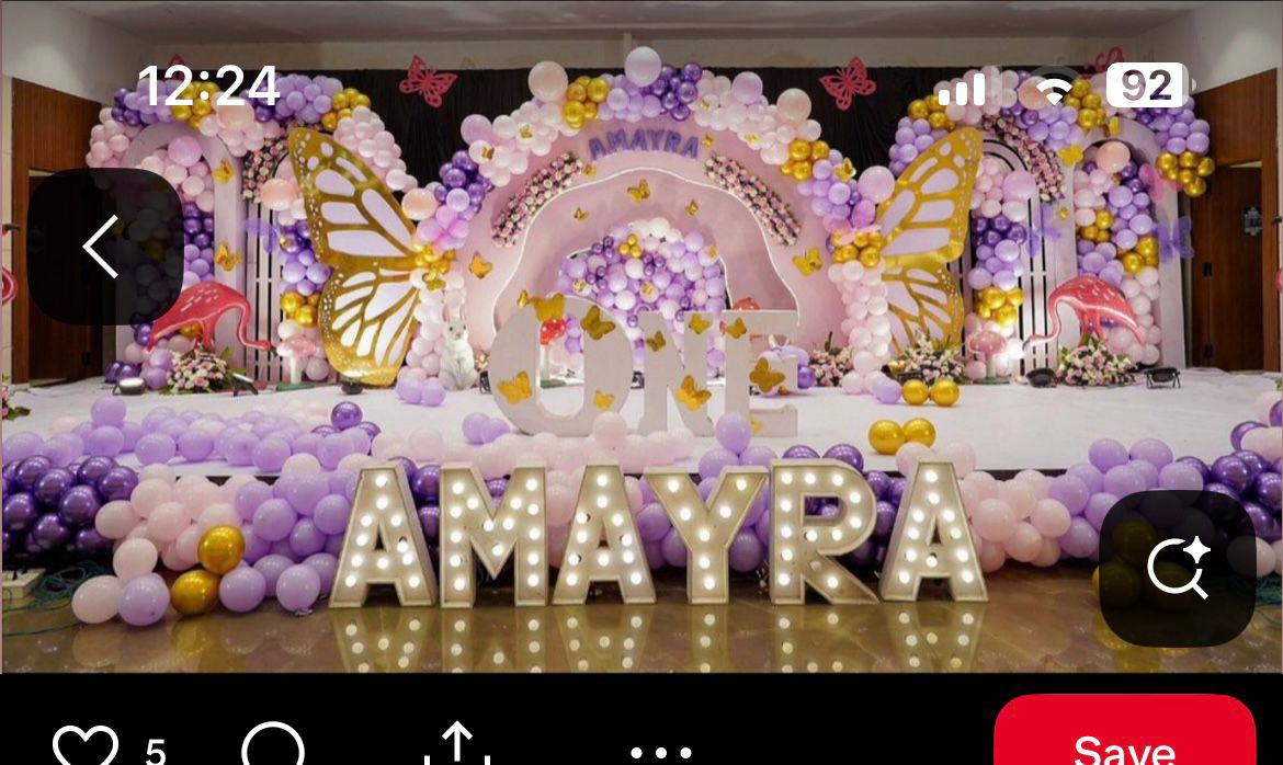 Birthday balloon decoration 2
