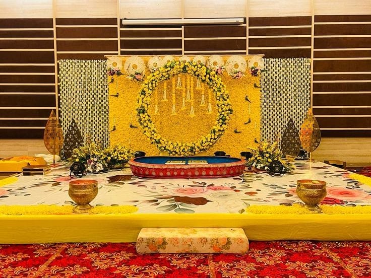 Haldi decoration 2