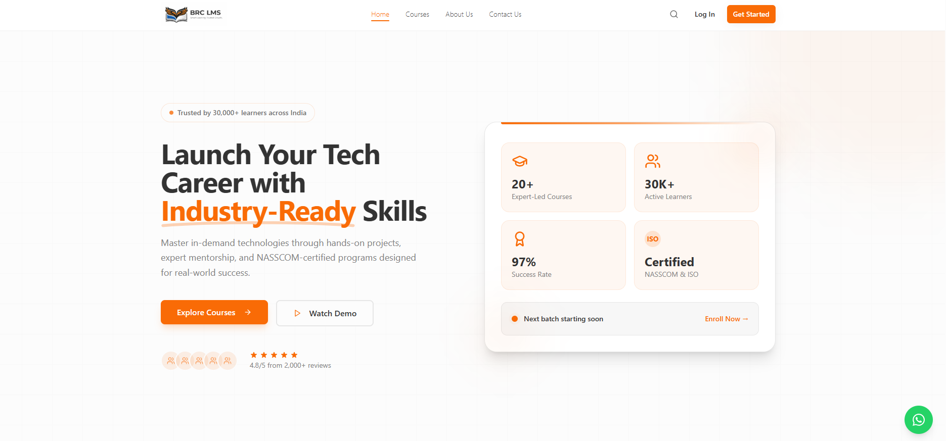 BRC LMS — Learning Management System for EdTech product